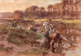 Laundresses at the River