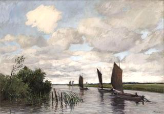Peat Boats on the Hamme