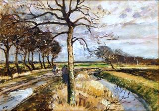 A moor ditch in Fall