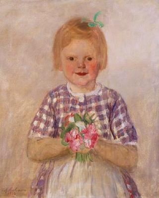 Girl with Flowers