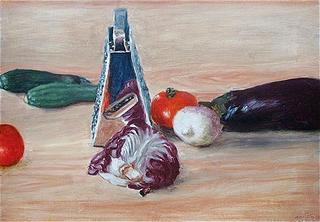 Grater and vegtables