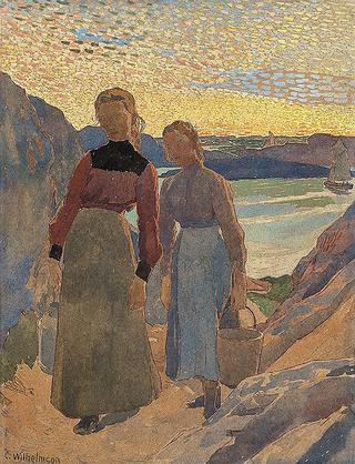 Women carrying water