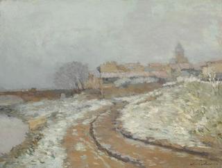 PONT-DU-CHÂTEAU, Auvergne, snow