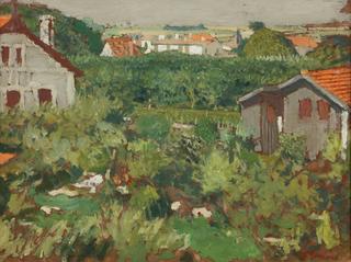 Cottages and garden shed