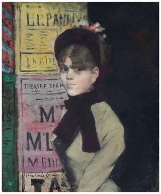 Le femme aux affiches