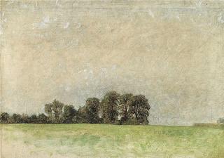 Landscape study. Early spring.