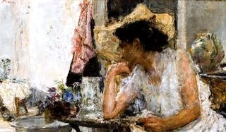 Woman at Her Toilet