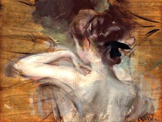 Jeune fille au chignon