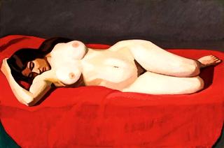 撒谎，裸女