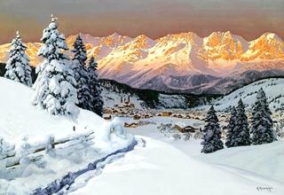 Alpine Glow, Kitzbuehel Village