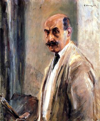 Self Portrait with Brush and Palette