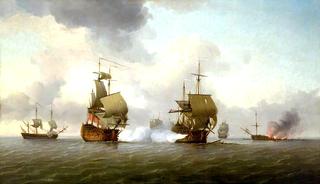 1747年10月8日“格洛里奥索号”的捕获