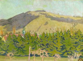 Landscape with St. Gall, France