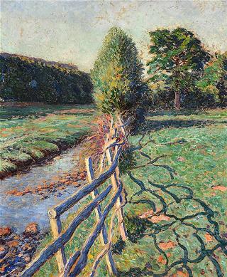 Fence along the Briante