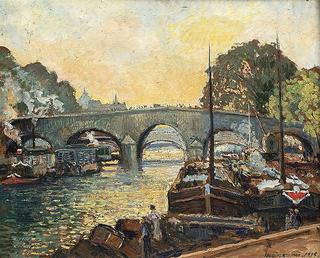 The Pont Marie, sunrise