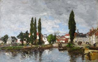 Brussels, the Louvain Canal
