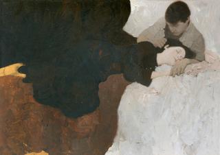 Couple giving comfort