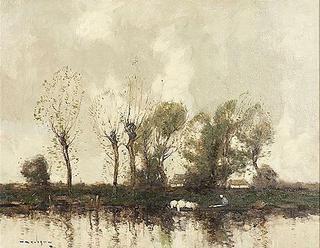 A Punt by the river
