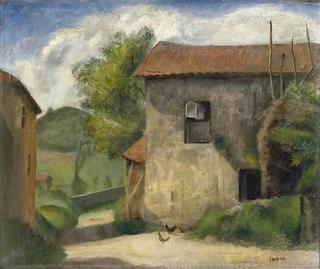 Landscape with farm