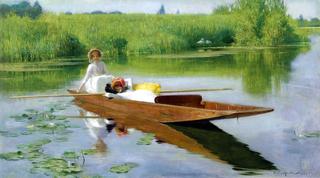 Punting on the Thames