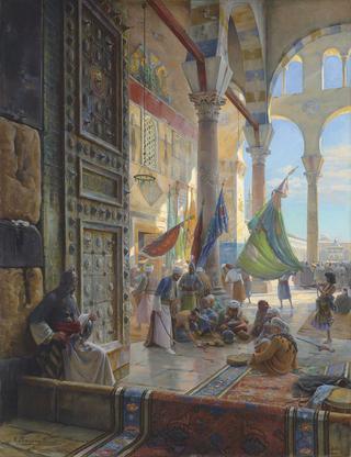 The Forecourt of the Umayyad Mosque, Damascus
