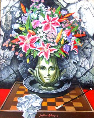 棋盘花束