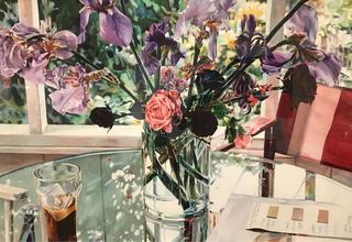 Iris and Iced Coffee