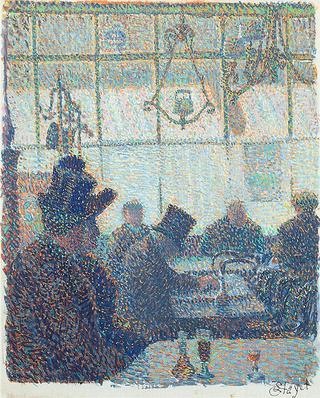 In a Cafe