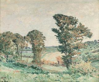 Landscape with trees
