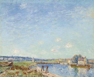 The Loing at Saint-Mammès