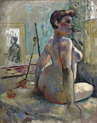 Nude in the studio (La Croupe, Rue Boursault)