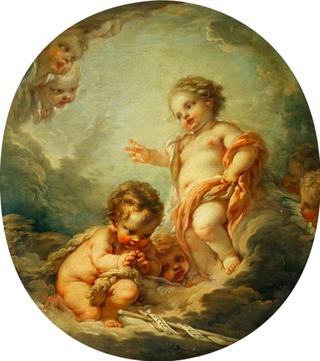 Infant Jesus Giving his Blessing to Infant the St John