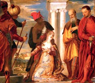 The Martyrdom of Saint Justina (after Paolo Veronese)