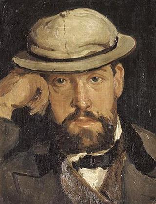 Portrait of Jules Denneulin, Painter