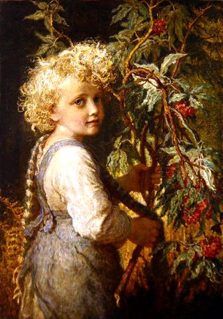 Gathering Red Berries