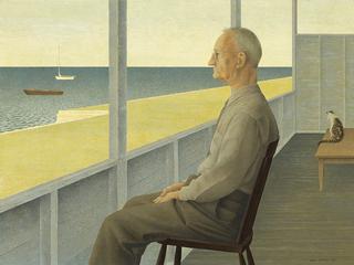 Man on Verandah