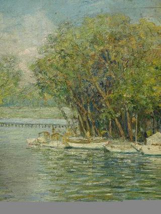 Boats near Neuilly on the Seine