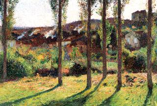 The House of Monsieur Pélé overlooking Labastide du Vert