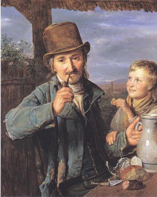 The Day Laborer with his Son