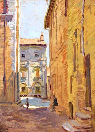 A Street in Pienza