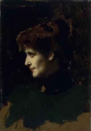 Study Portrait of Mlle Gadiffet-Caillard