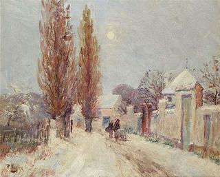 Lane with Snow