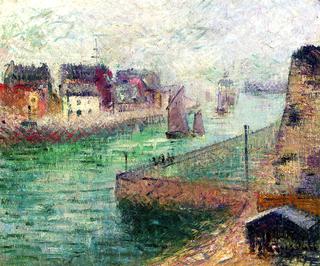 The Canal at Dieppe, Fog
