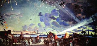 Night Festivities on the Neva River