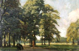 View in Kensington Gardens, London