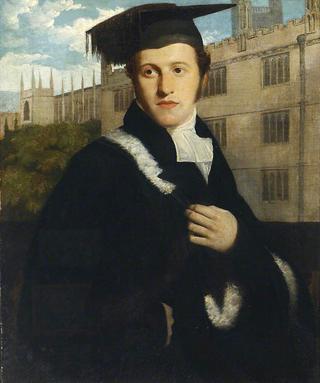 牛津大学本科生的肖像，可能是英国电信的亨利·德尔维斯·布劳顿爵士