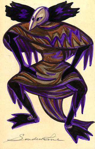 Costume Design for the Ballet Scene Walpurgis Night from the opera Faust by Charles Gounod
