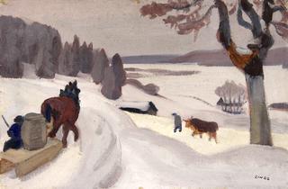 Neige près du Russey