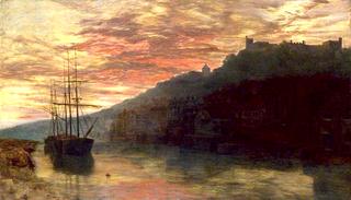 Arundel, West Sussex, at Sunset