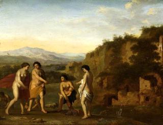 Landscape with the Finding of Moses